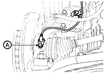 Note: Tightening torque: 6.9 - 10.8 Nm.