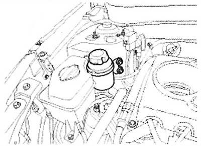 2. Fill the reservoir with power…