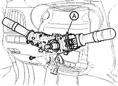 7. Remove the multifunction switches…