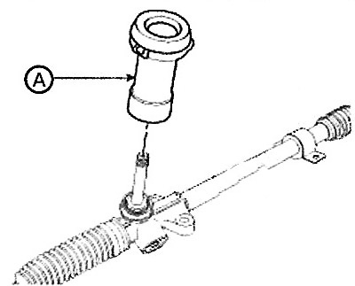 1. Remove the dust seal and boot (A)…