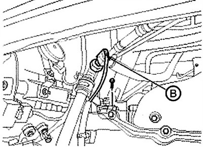 2. Disconnect the pressure hose (A),…