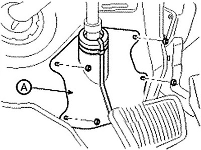 3. Loosen the nut and remove the dust…