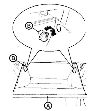 2. Disconnect the guide (B) from the…