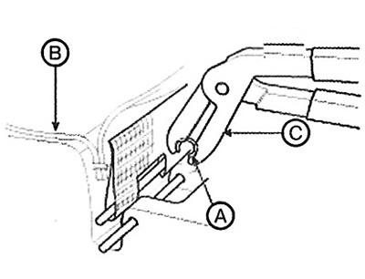 Replace the wire rings with new ones…