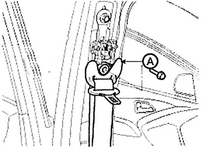 Note: Tightening torque: 39.2 - 53.9 Nm.