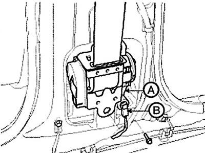 Note: Tightening torque: 39.2 - 53.9 Nm.