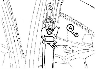 Note: Tightening torque: 39.2 - 53.9 Nm.