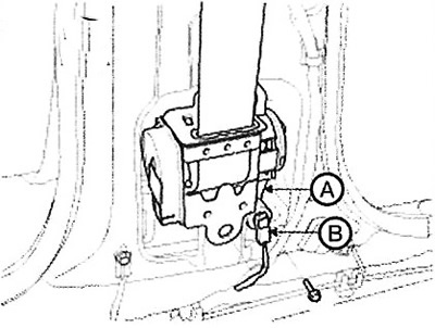 Note: Tightening torque: 39.2 - 53.9 Nm.