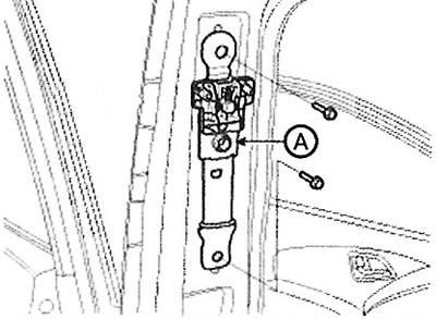 Note: Tightening torque: 39.2 - 53.9 Nm.