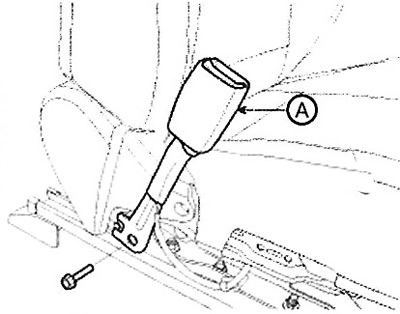 Note: Tightening torque: 39.2 - 53.9 Nm.
