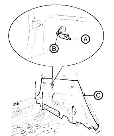 9. Loosen the mounting screws, then…