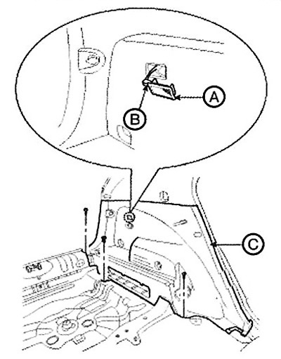 8. Loosen the mounting screws, then…