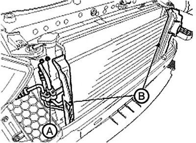 4. Disconnect the refrigerant pipe (A),…