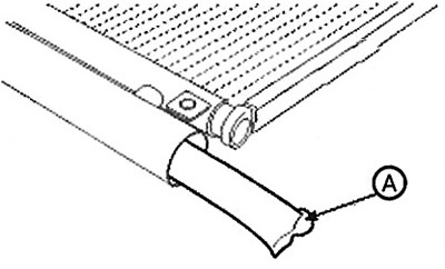 2. Remove the desiccant (A) from the…