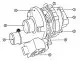 Dízelmotor turbófeltöltő és intercooler